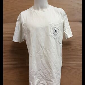 Over Under Labrador Retriever Pima Cotton American Flag Graphic Fireman Axe Sz L